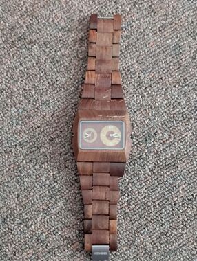 Wooden Wewood Dual-Dial Bracelet Watch in Warm Brown